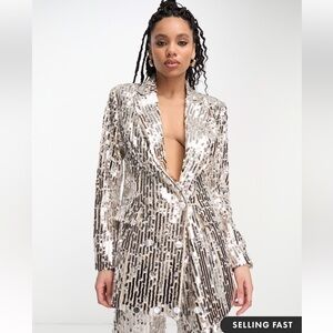 NWT ASOS Sequin blazerr